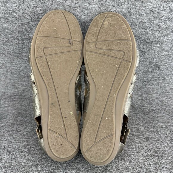 ✅Earth Origins Belder Bea Gladiator Sandals Women’s Sz 11M Bronze Leather Flats - Picture 3 of 8